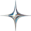 Chrome Sparkle Star
